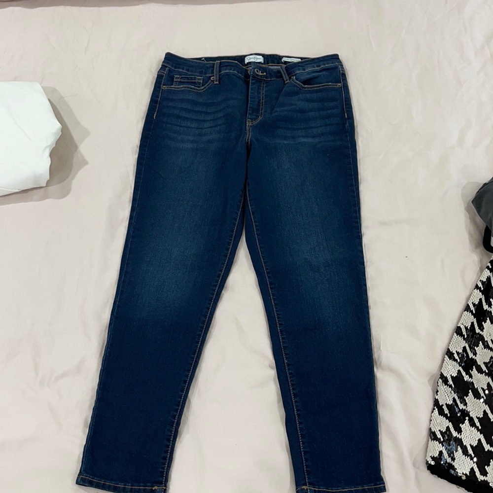 Dark wash jeans. Never worn